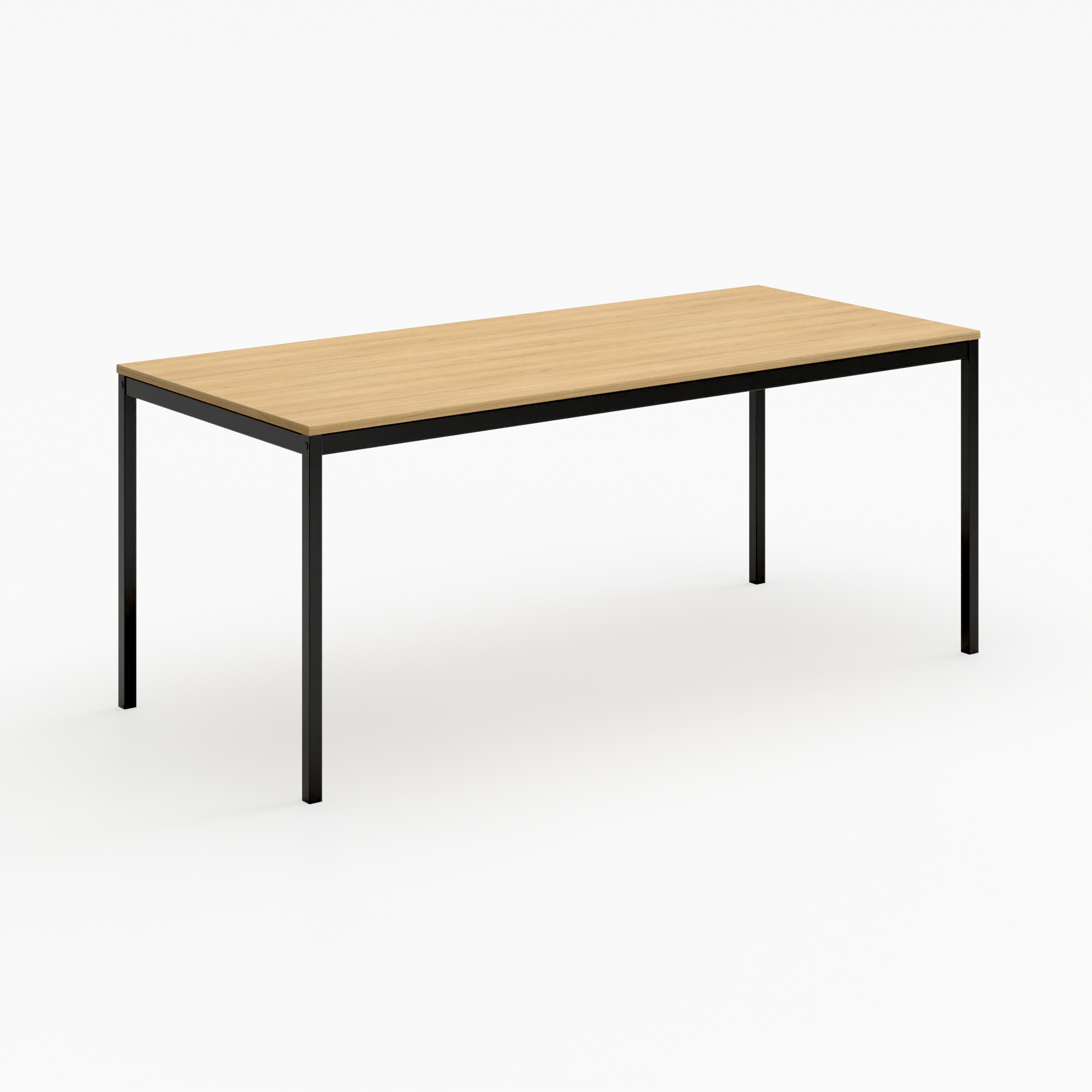 s60 Seminartisch – Gestell Schwarz (glatt)