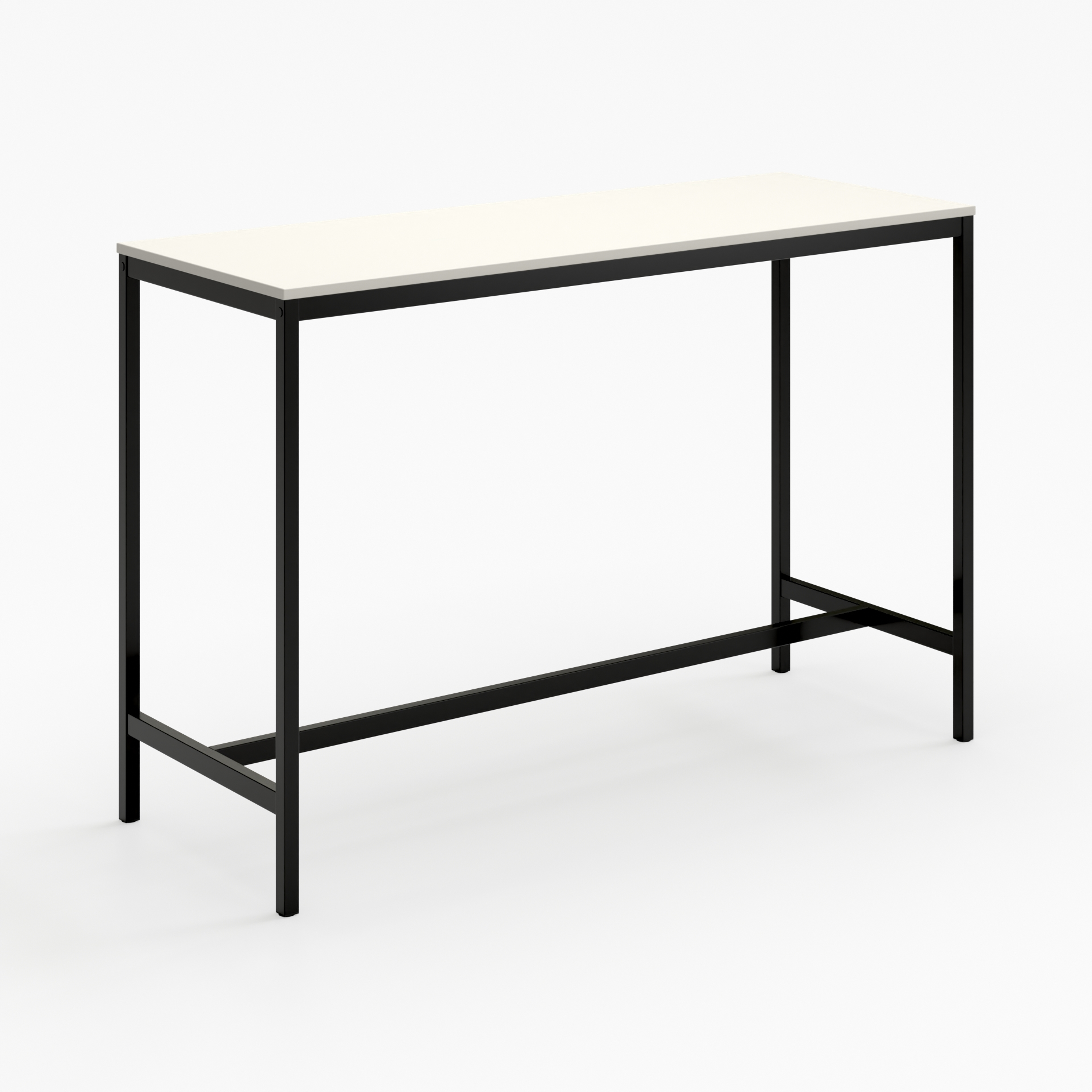 s60 Stehtisch – Gestell Schwarz (glatt)