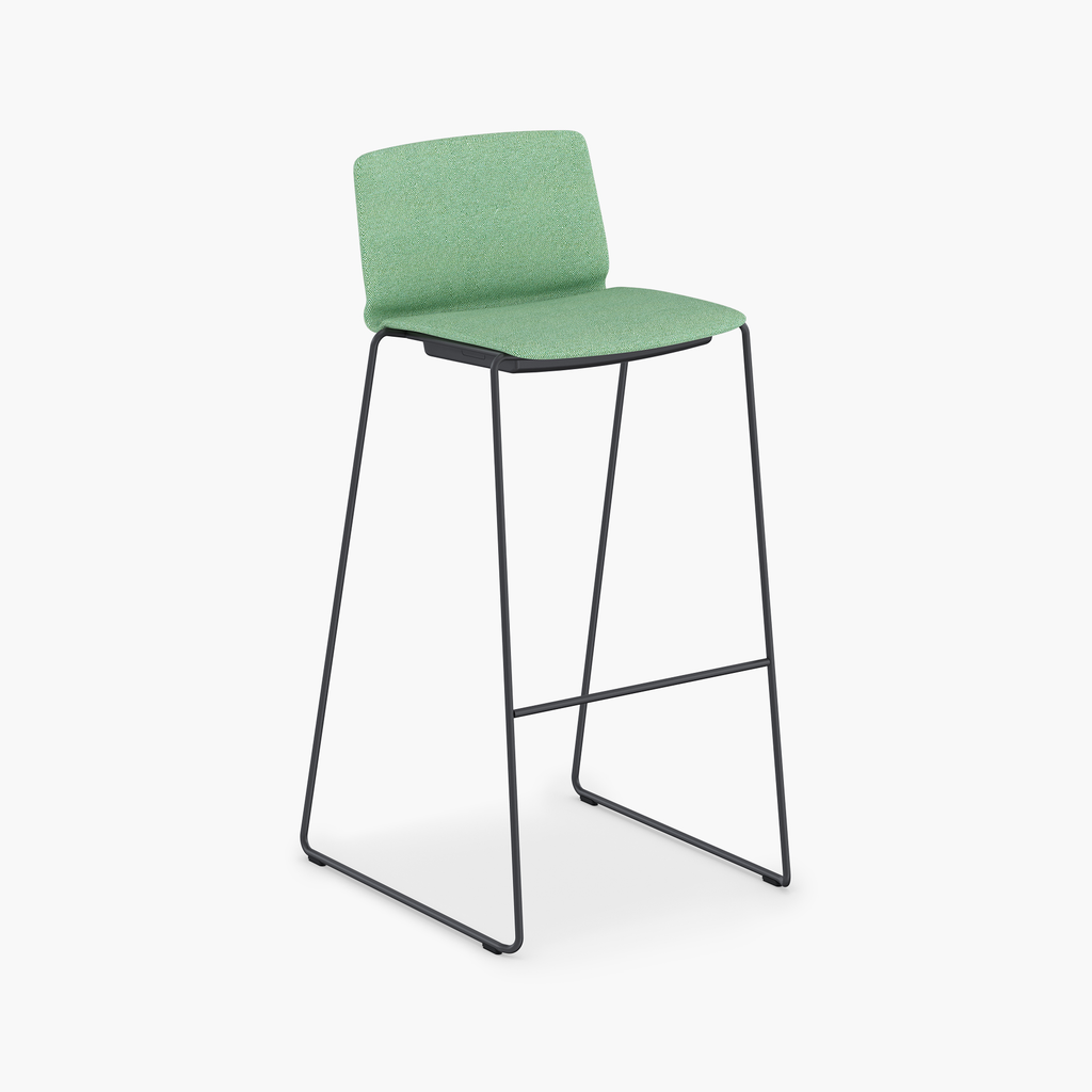 Curve Vollpolster Barhocker
