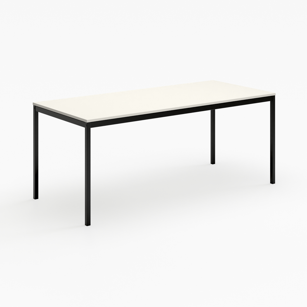 s60 Seminartisch – Gestell Schwarz (glatt)
