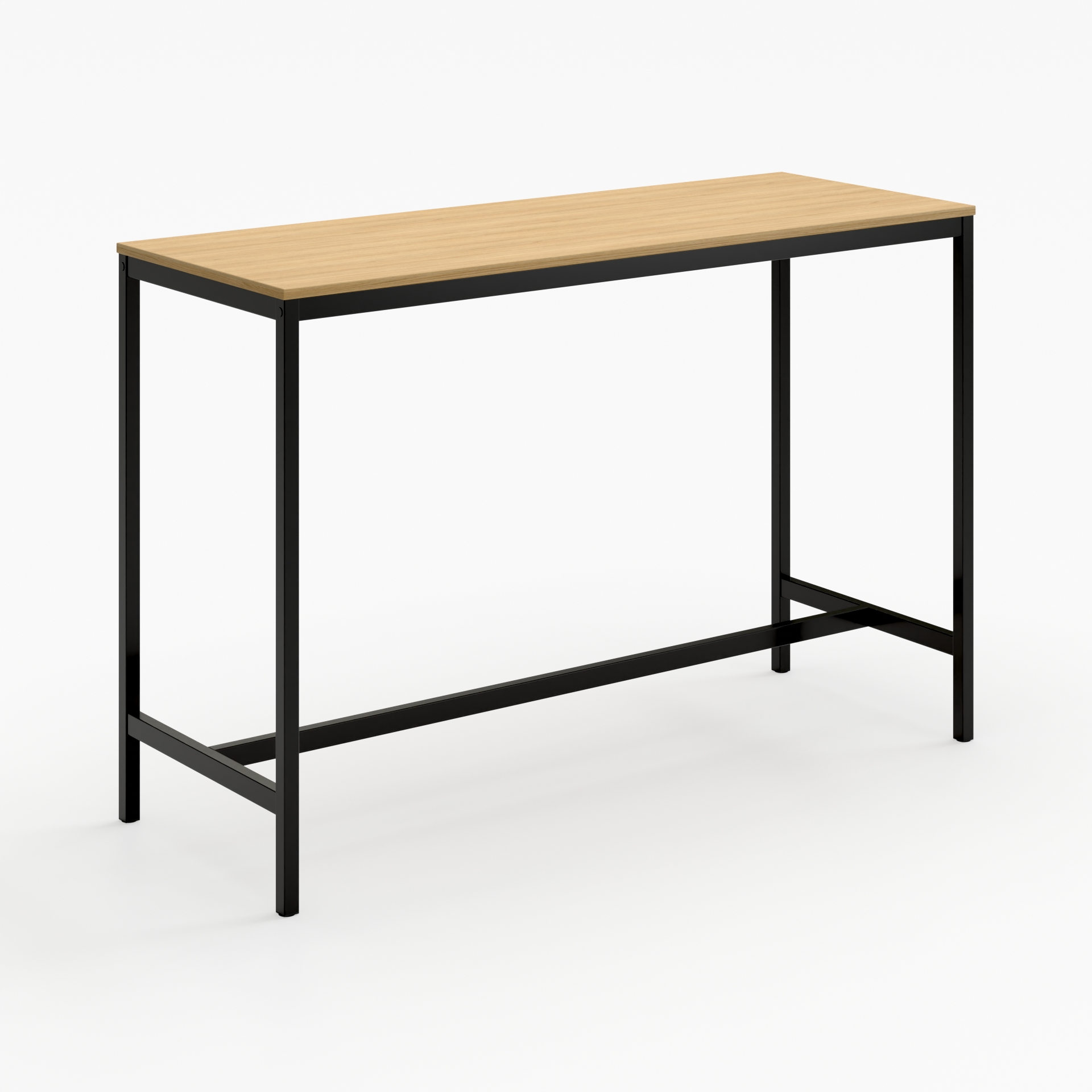 s60 Stehtisch – Gestell Schwarz (glatt)
