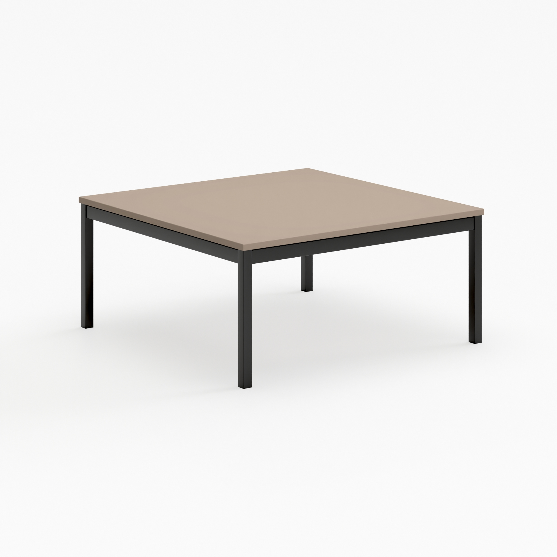 s60 Couchtisch – Gestell Schwarz (glatt)