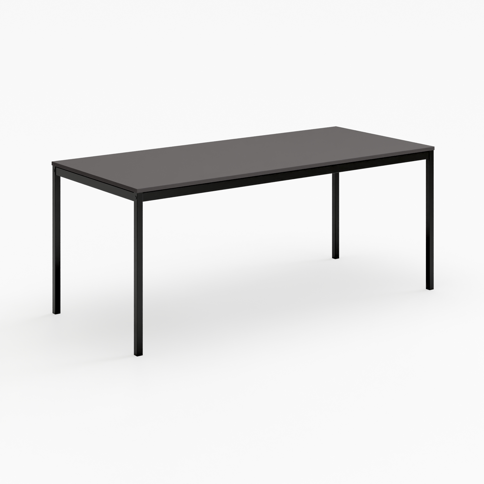 s60 Seminartisch – Gestell Schwarz (glatt)