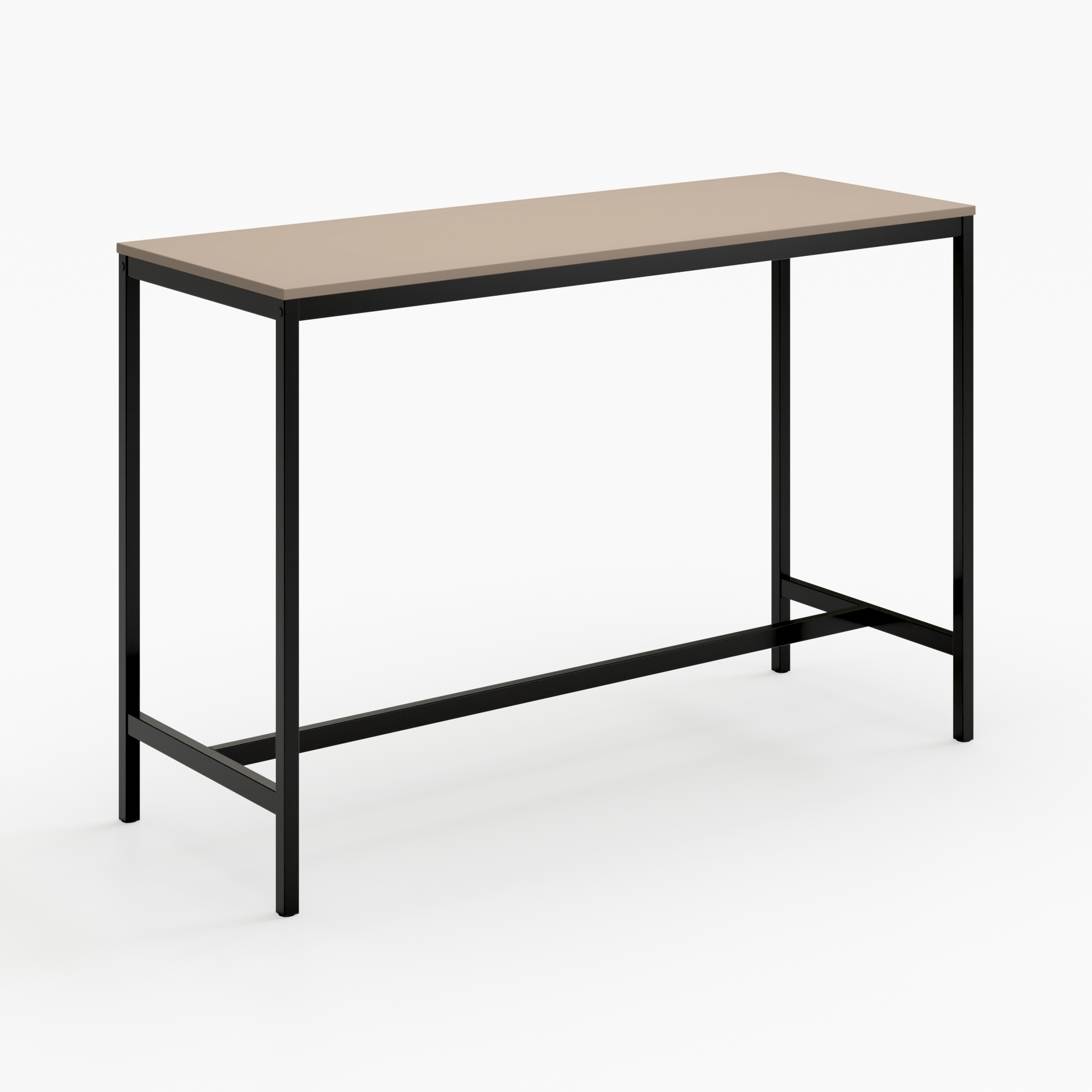 s60 Stehtisch – Gestell Schwarz (glatt)