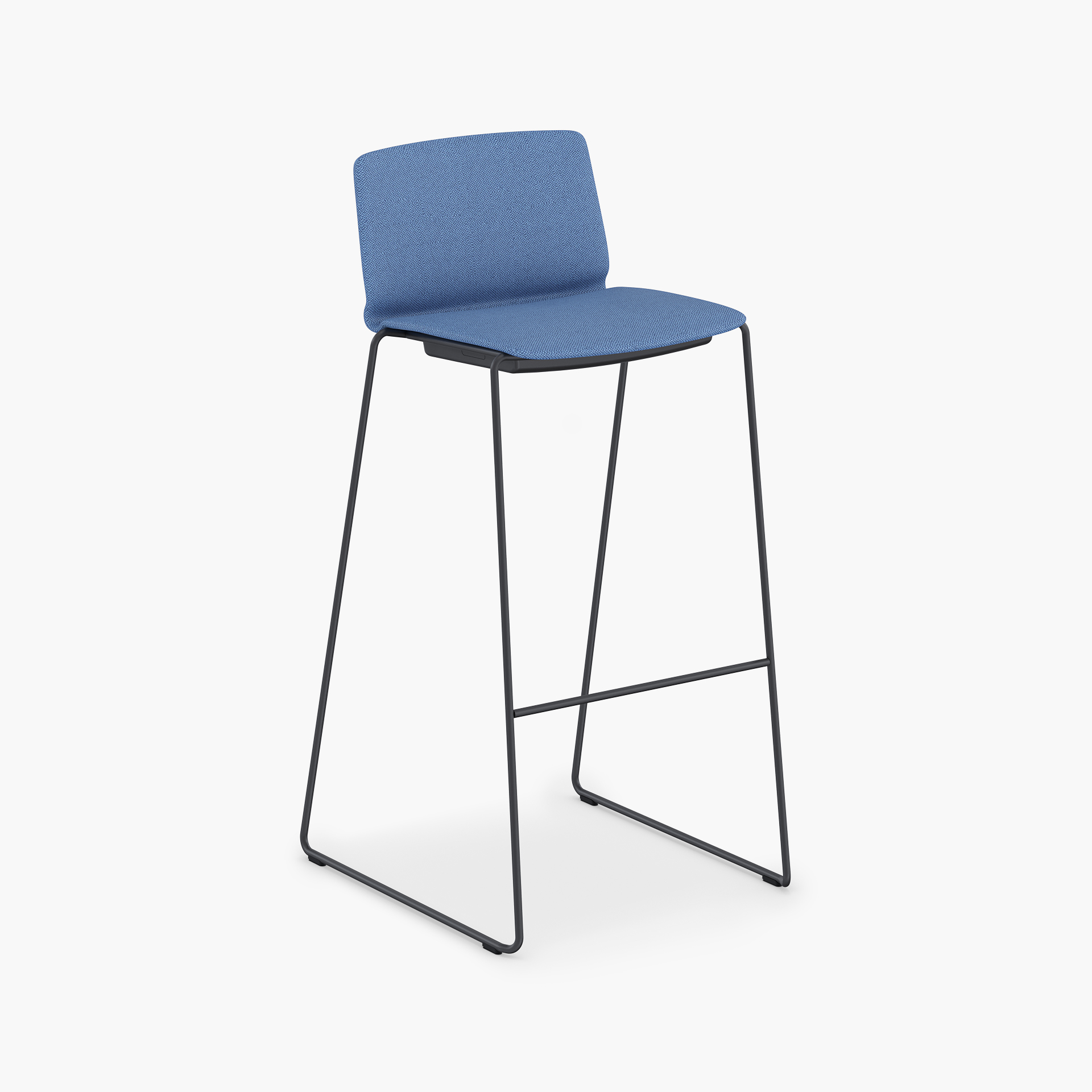 Curve Vollpolster Barhocker
