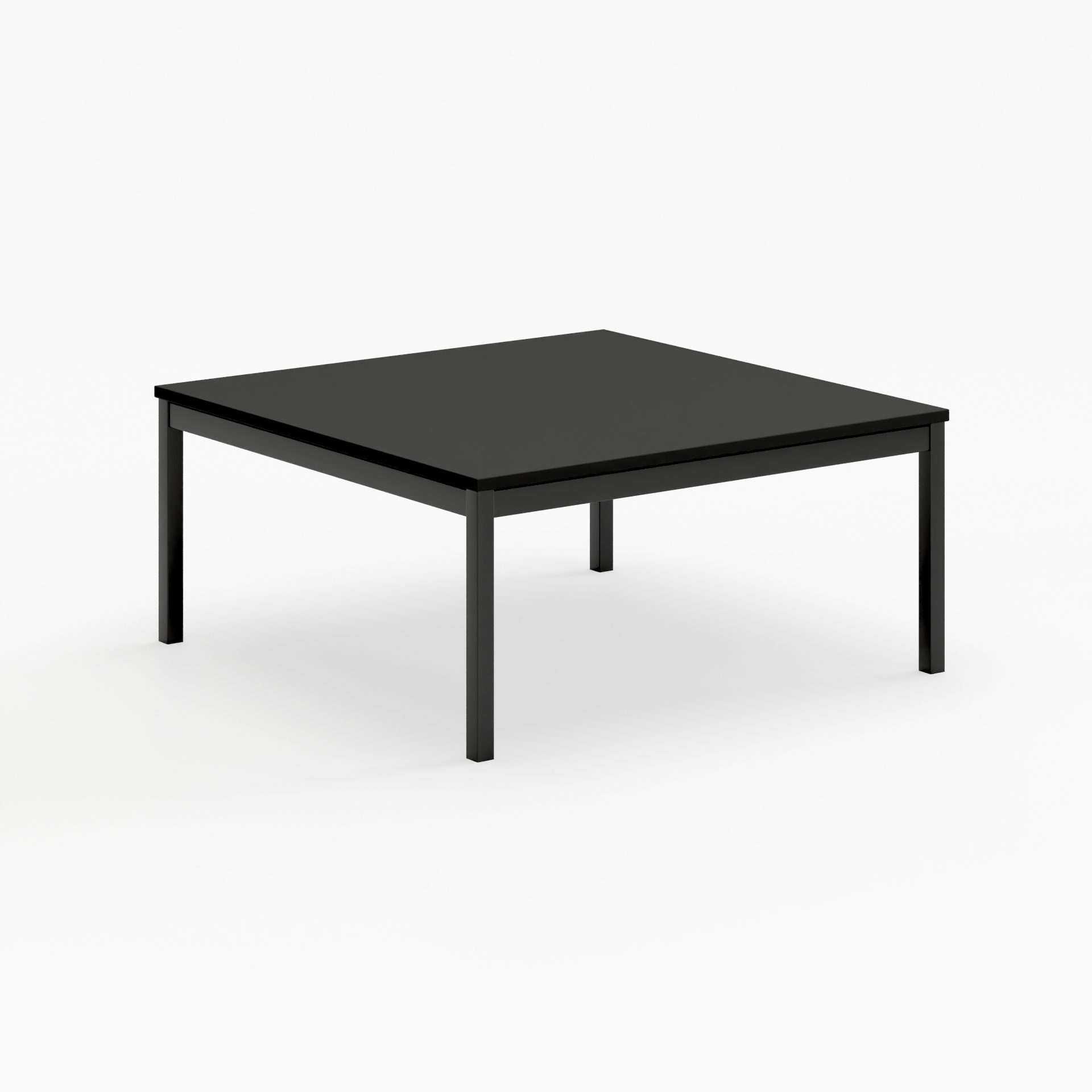 s60 Couchtisch – Gestell Schwarz (glatt)