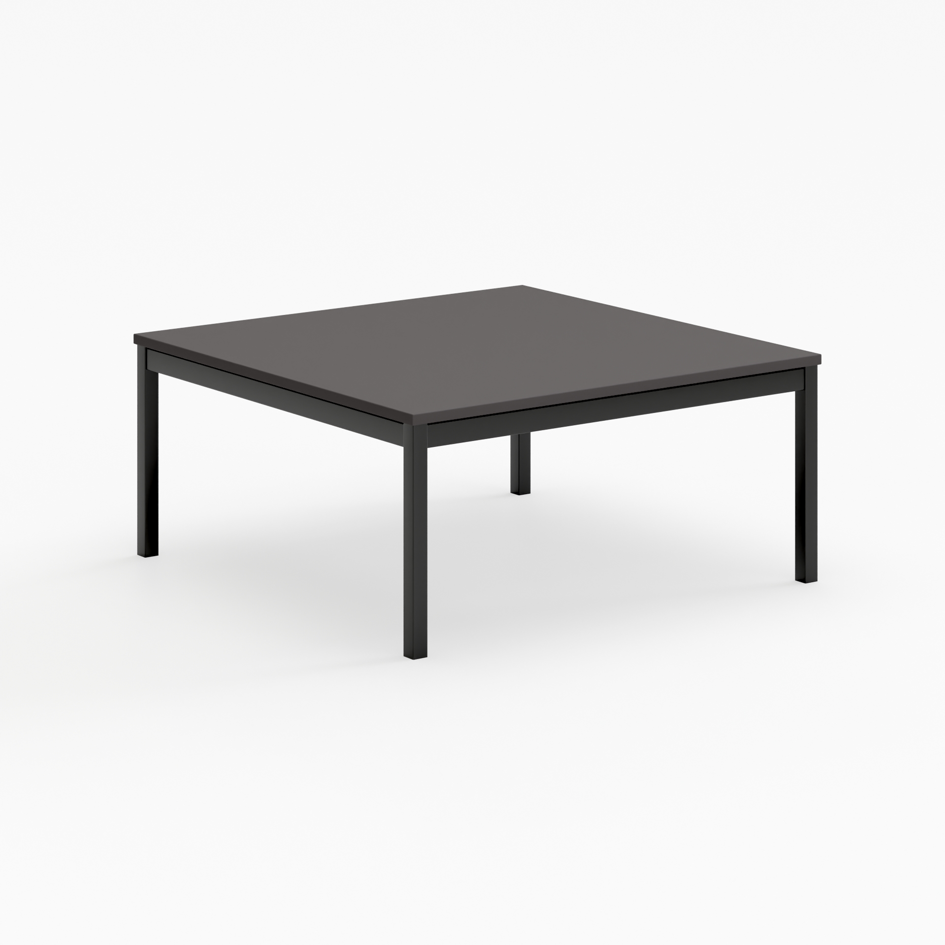 s60 Couchtisch – Gestell Schwarz (glatt)