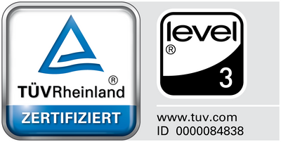 TÜVRheinland, Level 3 Zertifikat