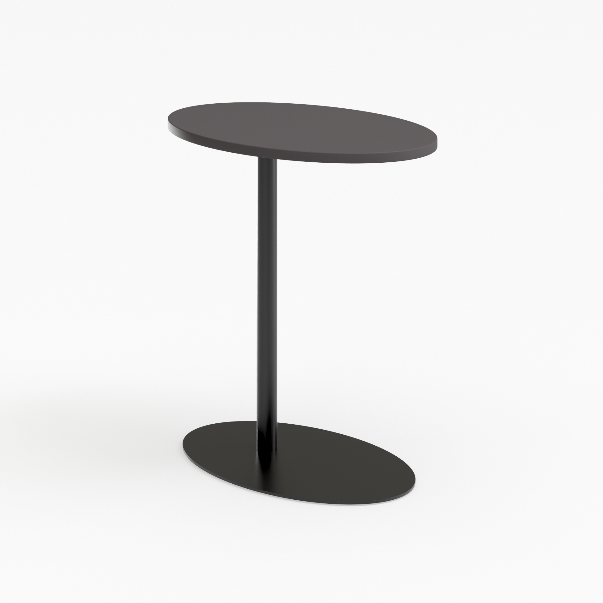 bt01 Beistelltisch – Gestell Schwarz (glatt)