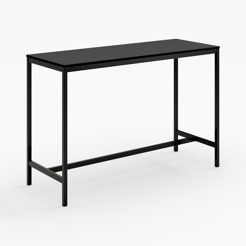 s60 Stehtisch – Gestell Schwarz (glatt)