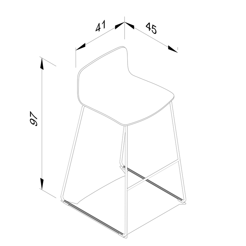 Com Barhocker – Technische Daten