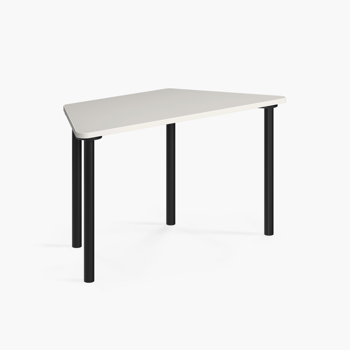 Trapeztisch – Gestell Schwarz (glatt)