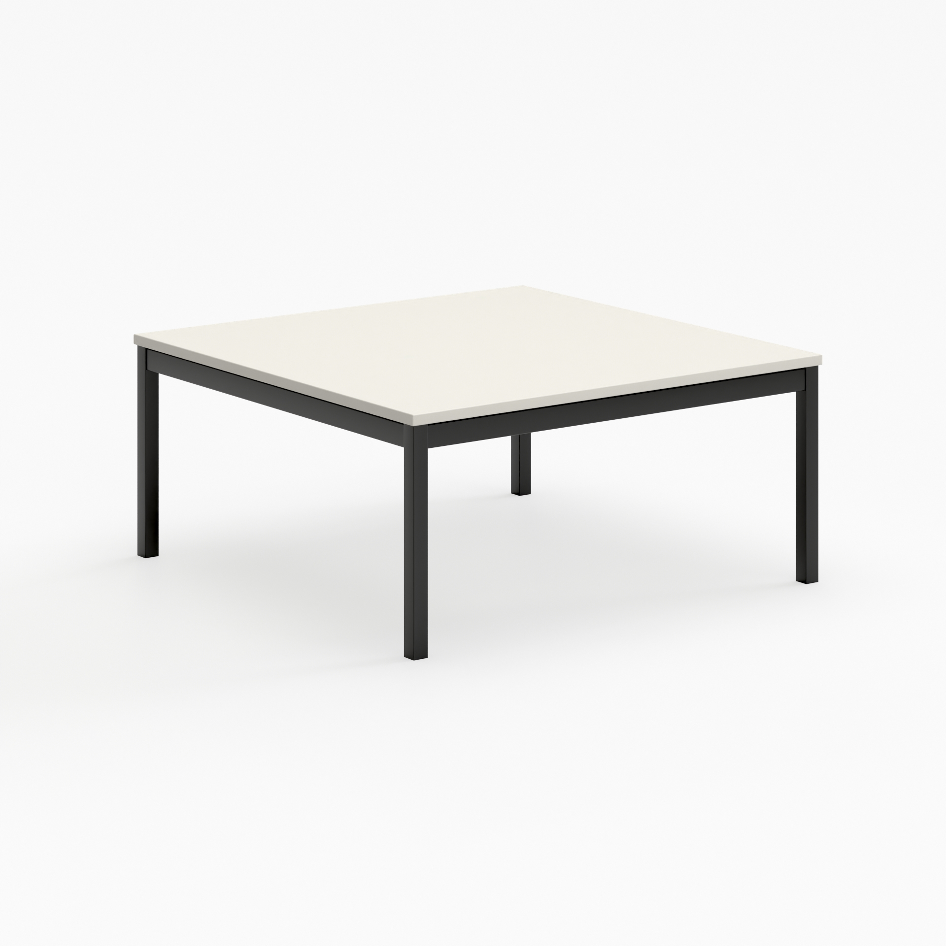s60 Couchtisch – Gestell Schwarz (glatt)