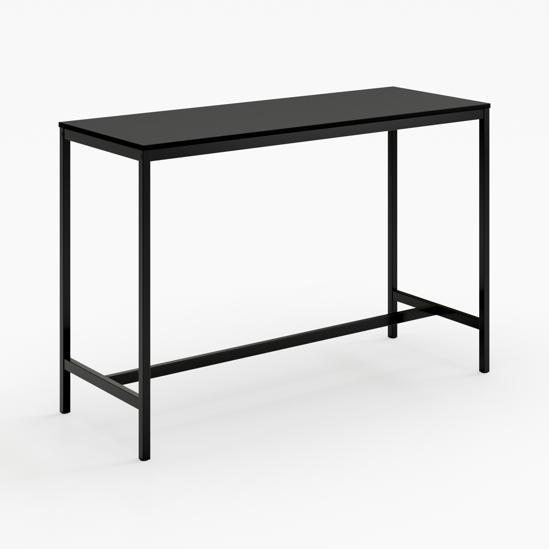 s60 Stehtisch – Gestell Schwarz (glatt)