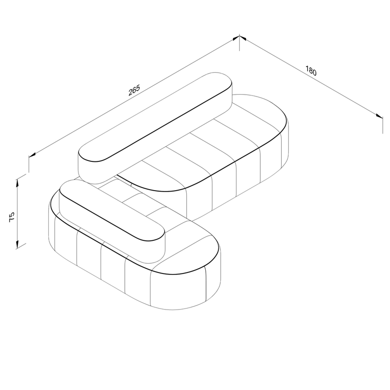 Revo Ecksofa – Technische Daten