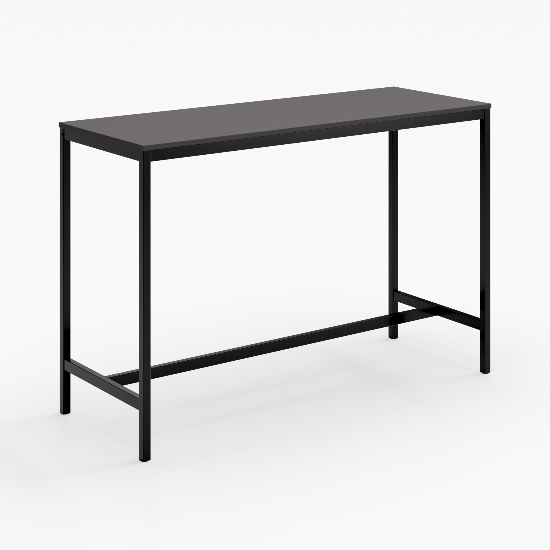 s60 Stehtisch – Gestell Schwarz (glatt)
