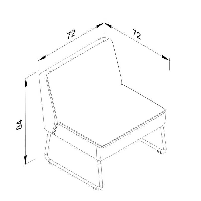 Reefs flex Sessel – Technische Daten
