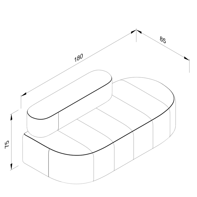 Loungesofa Revo – Technische Daten