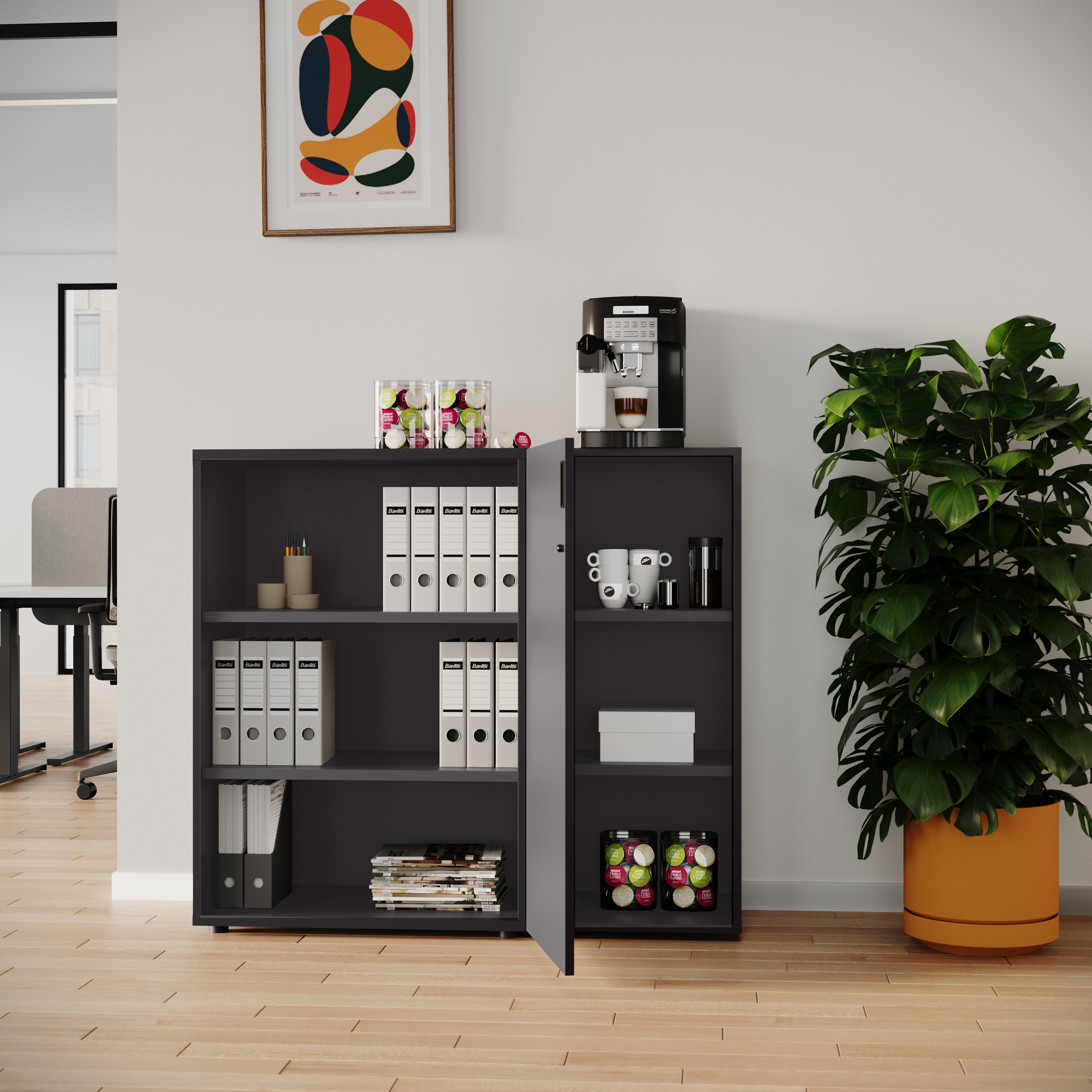 Drehtürenschrank