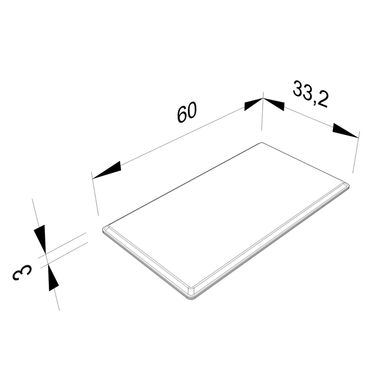 Sitpad für Rollcontainer – Technische Daten